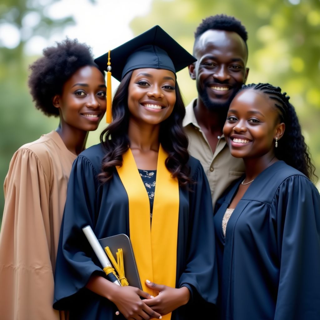 Family who saved for university education